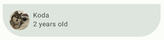 シェーピングありの Woof リストアイテム シェーピングありの Woof リストアイテム