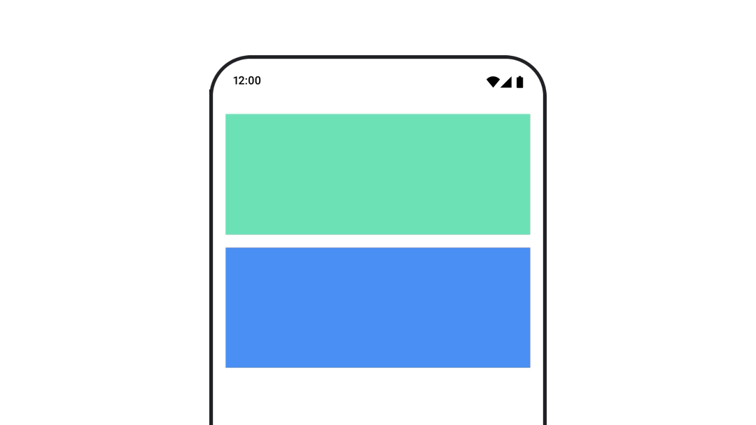 רכיב Green composable שמוצג ומוסתר
