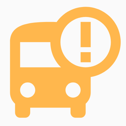 Imagem de um ônibus com uma tonalidade amarela aplicada.