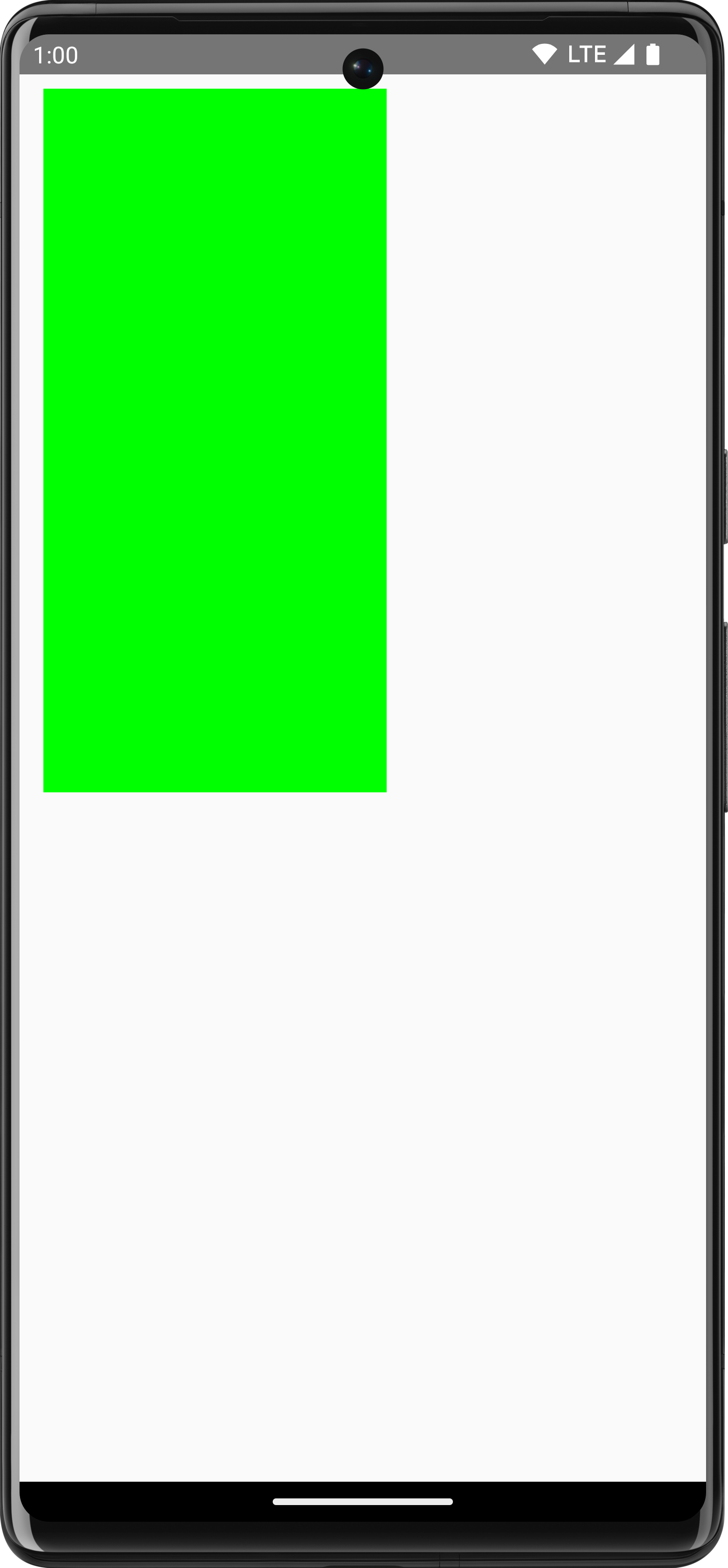 Rectangle entouré d'une marge intérieure