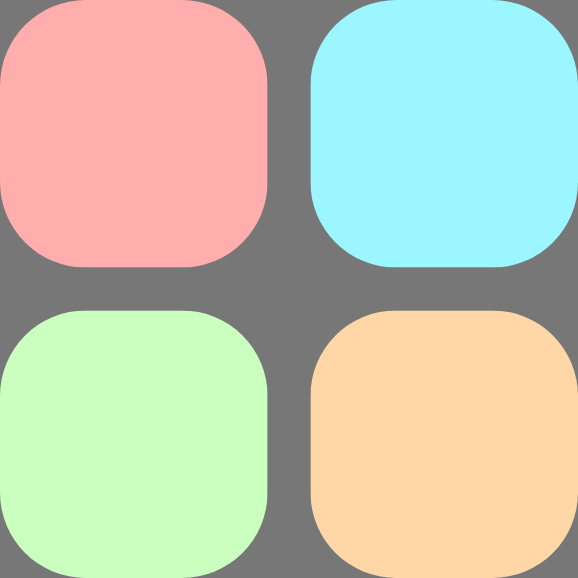 Gap จะเพิ่มทั้งพื้นที่แนวนอนและแนวตั้งระหว่างรายการ