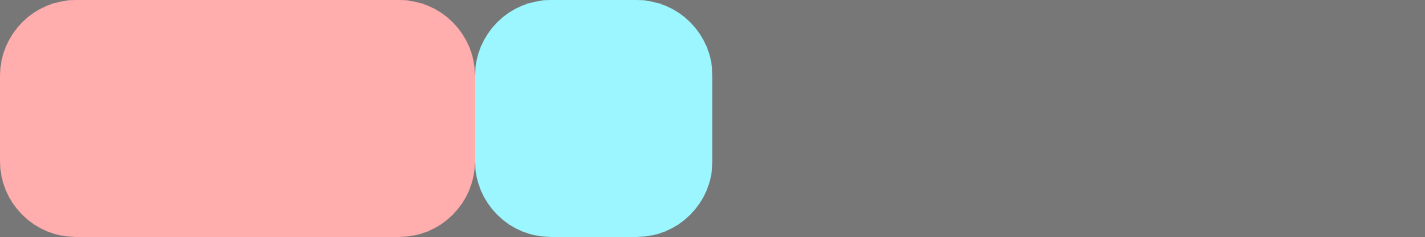 Éléments dimensionnés sur une valeur dp fixe à l'aide de la base.