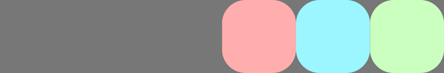 פריטים שמיושרים לסוף הציר הראשי.