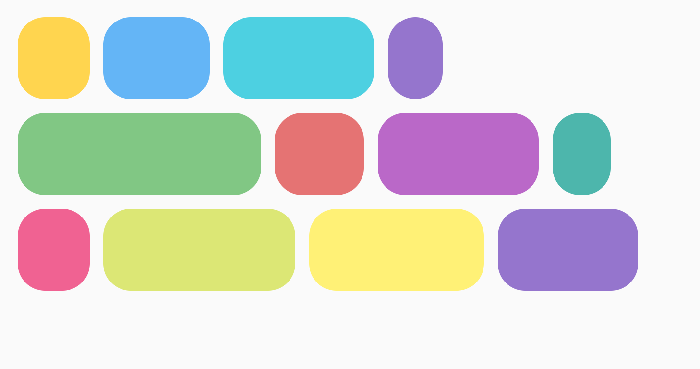 Elementos ordenados con inicio