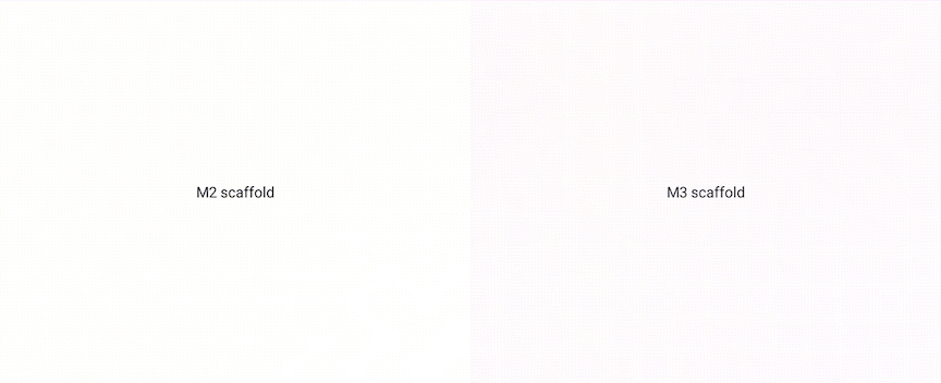 การเปรียบเทียบโครงสร้าง M2 และ M3 กับแถบแสดงข้อความและแผงการนำทาง