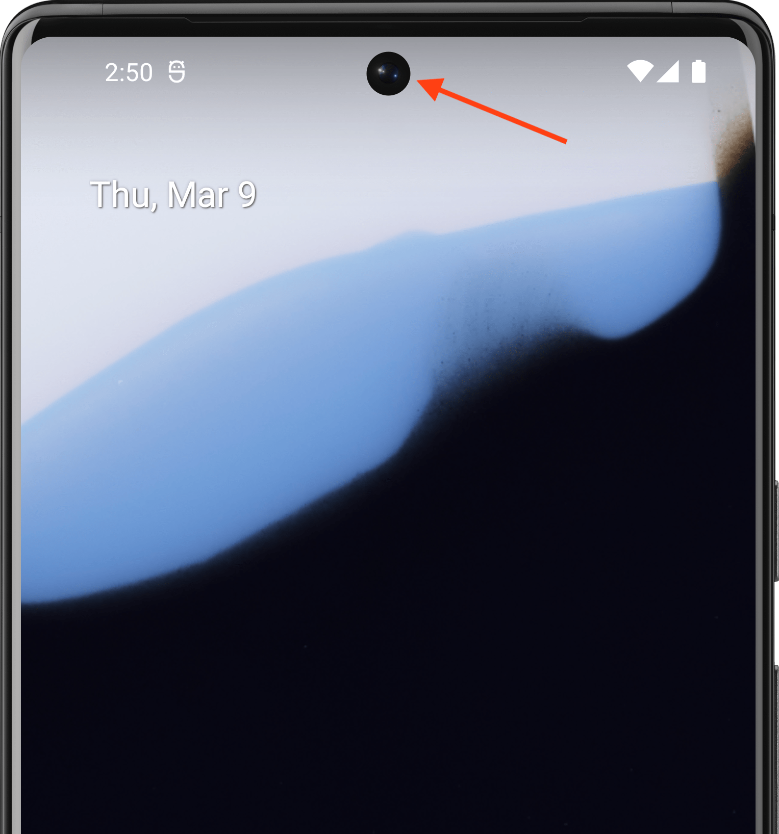 Пример вырезания в портретном режиме