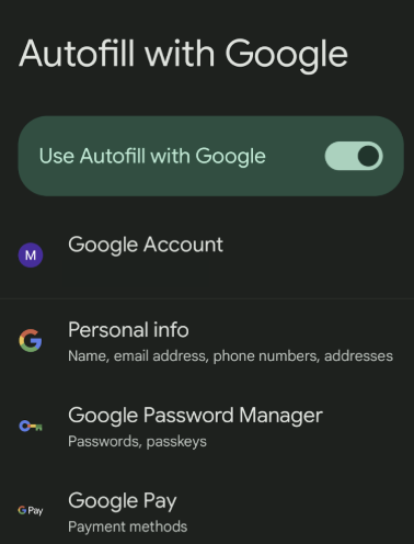 一个设置页面，显示了如何指定凭据提供程序。