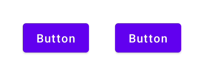 GIF animé montrant des boutons avec différents effets d&#39;onde au moment de l&#39;appui