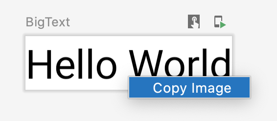 ব্যবহারকারী একটি প্রিভিউতে ক্লিক করে এটিকে একটি ছবি হিসেবে কপি করছেন।