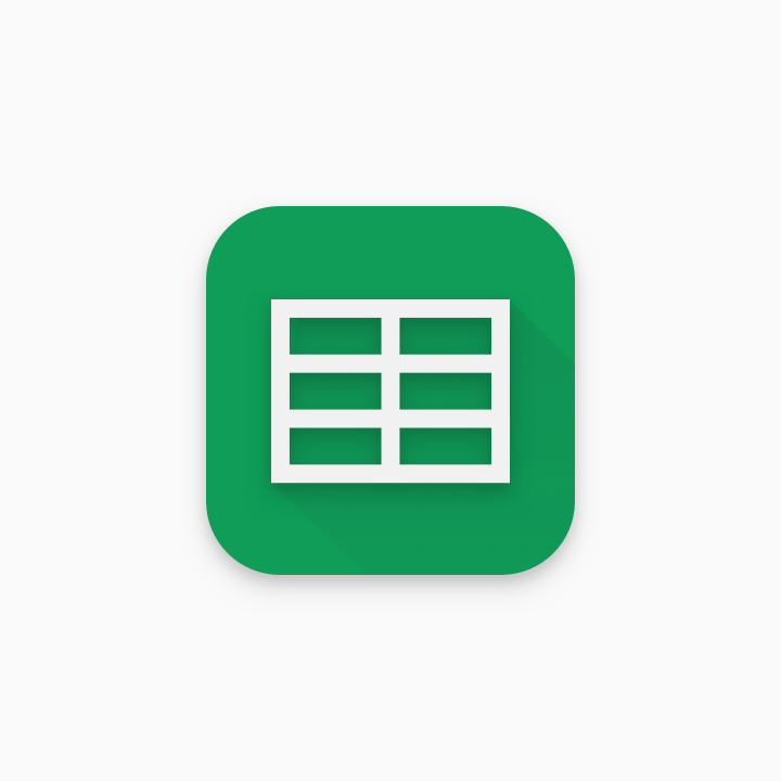 End result with shadows and rounded corners dynamically applied by Google Play