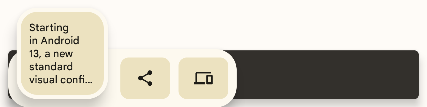Mostra la snackbar dopo una copia in-app.
