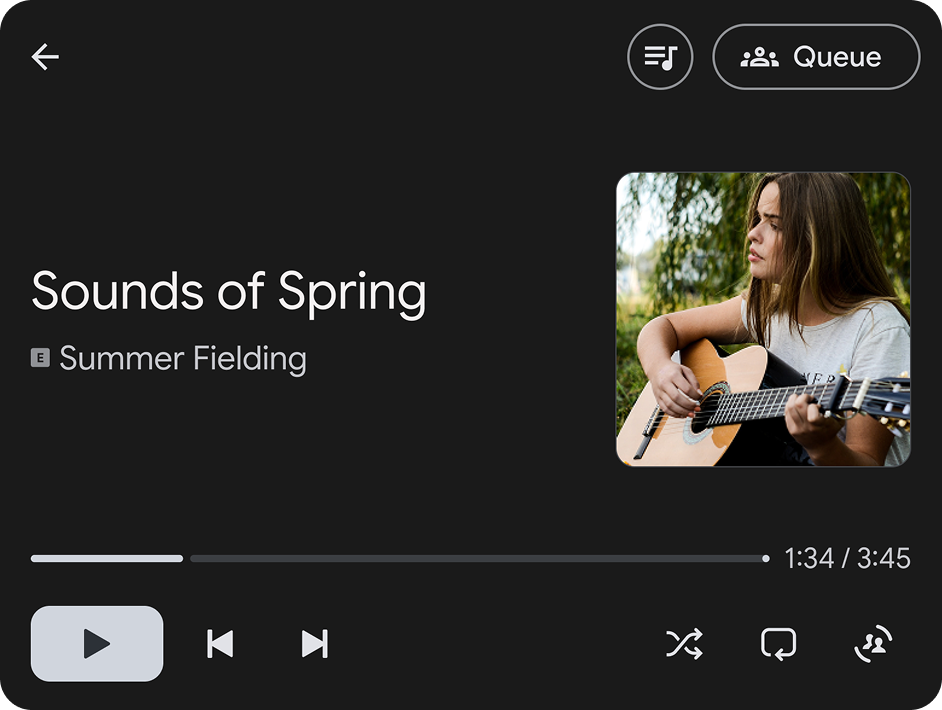 Пример воспроизведения медиа