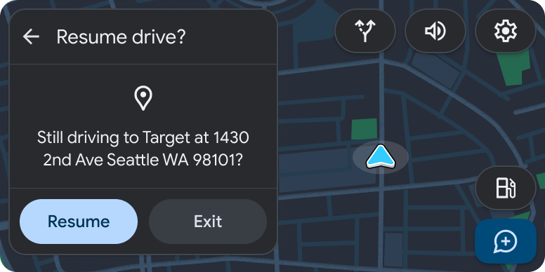 Message template included in the Map + Content template with message
          with primary and secondary action buttons