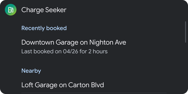 Modello di elenco con elenco di località