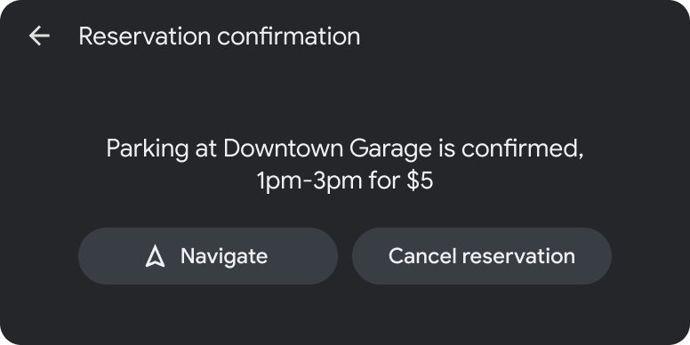 訊息範本，包含一個主要按鈕和另一個按鈕