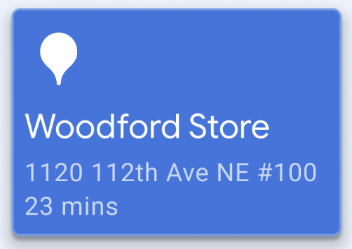 Макет состояния сообщения маршрутной карты