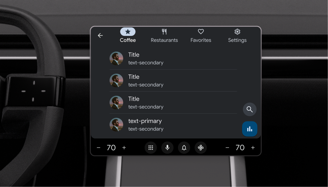 Sekme şablonu örneği