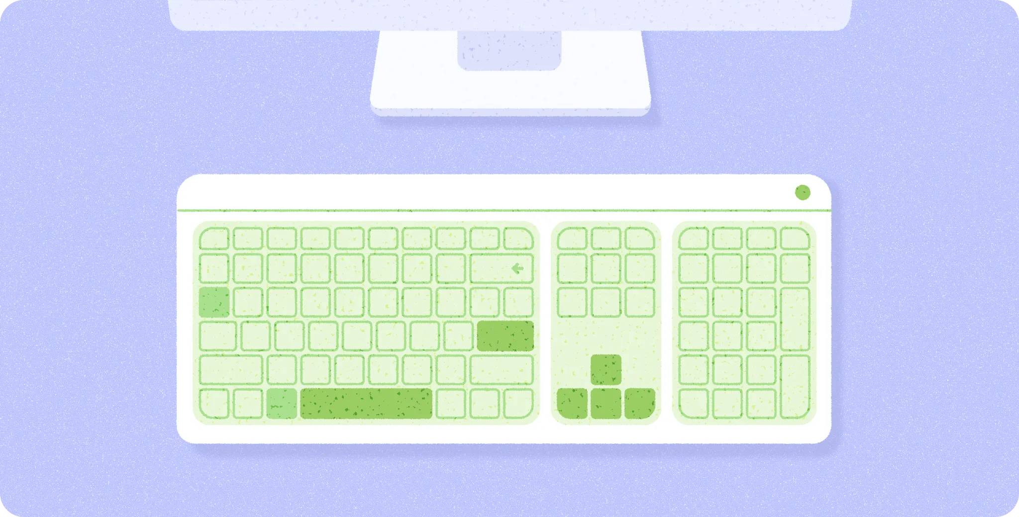 Design elements should be anchored to the bottom of the
frame.