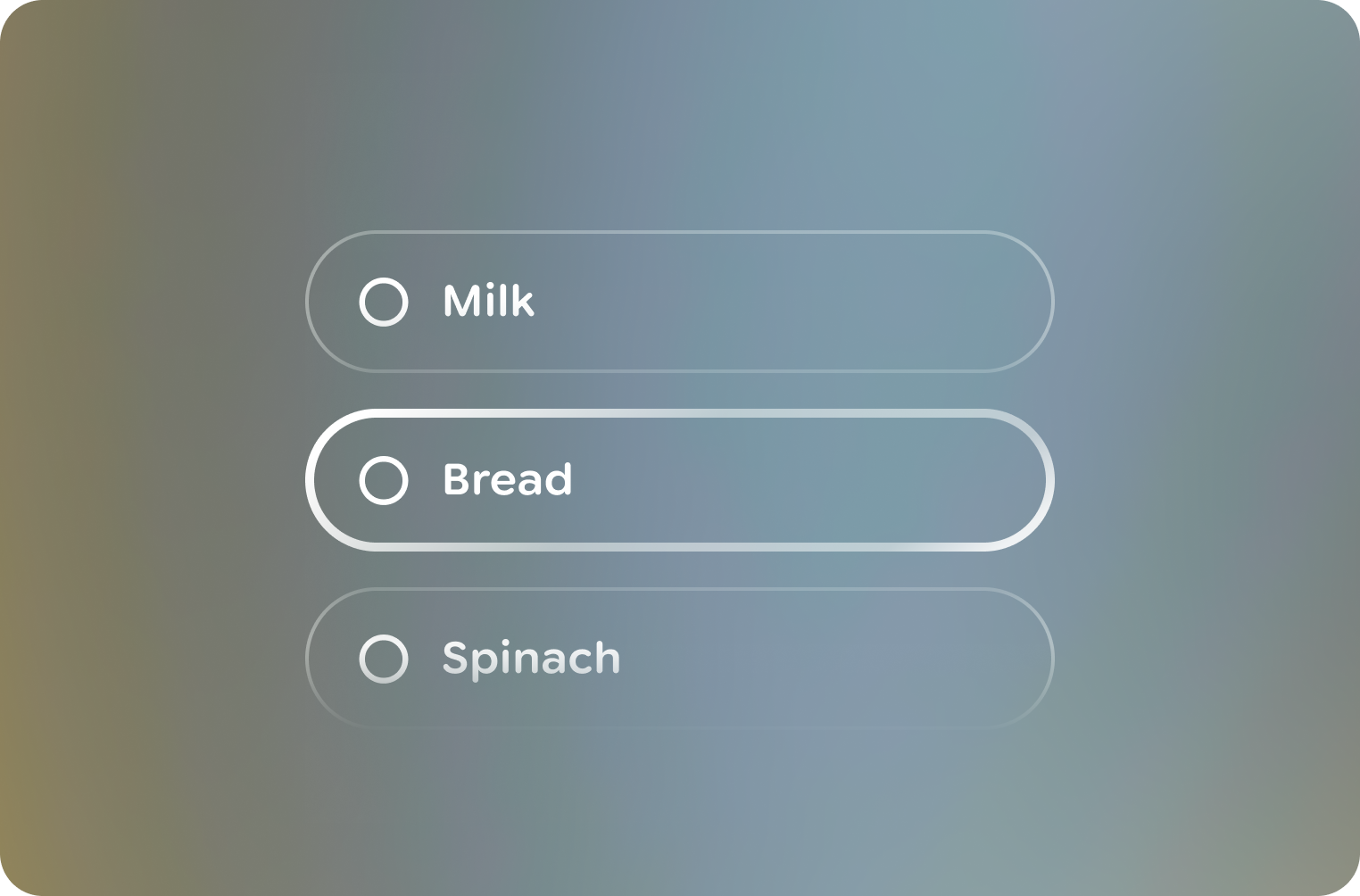 デザイン要素はフレームの下部に固定する必要があります。