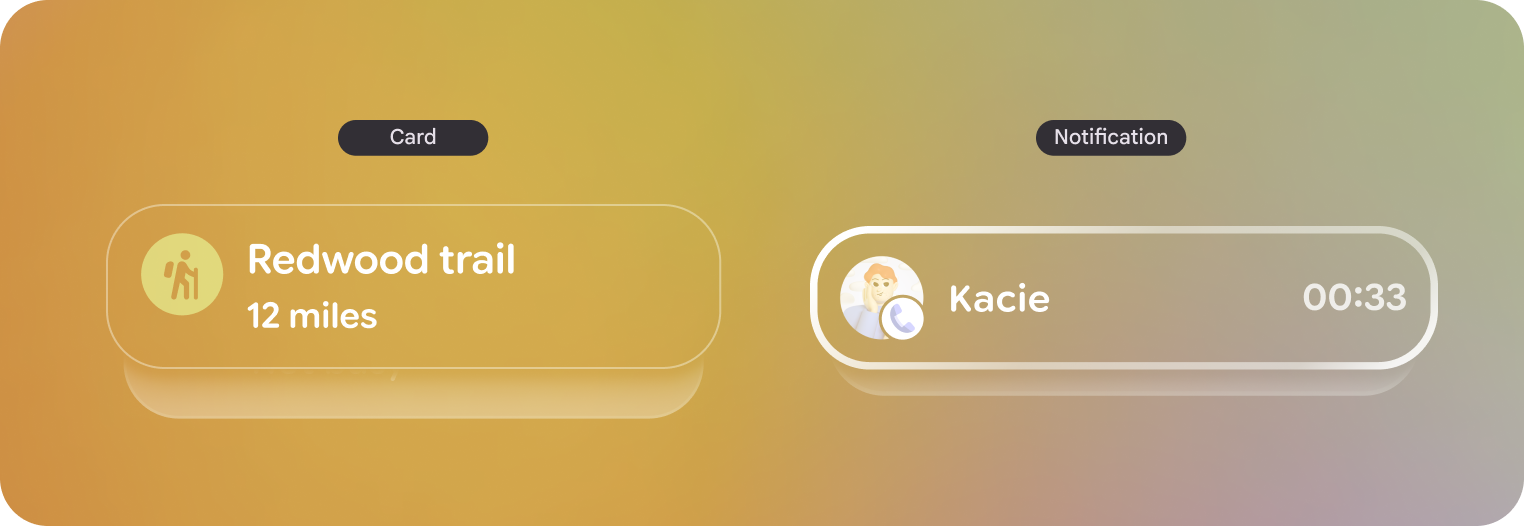 設計元素應錨定在影格底部。