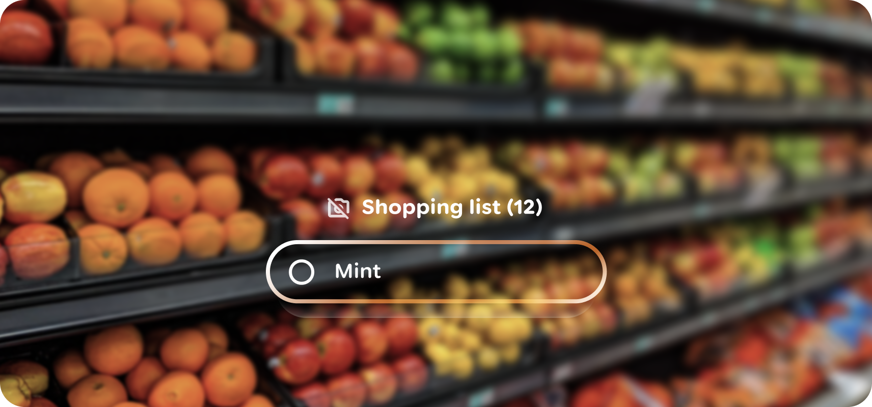 显示模式下的应用界面。