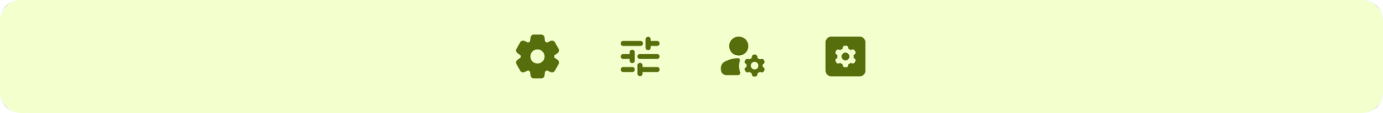 تنظیمات در نوار سیستم