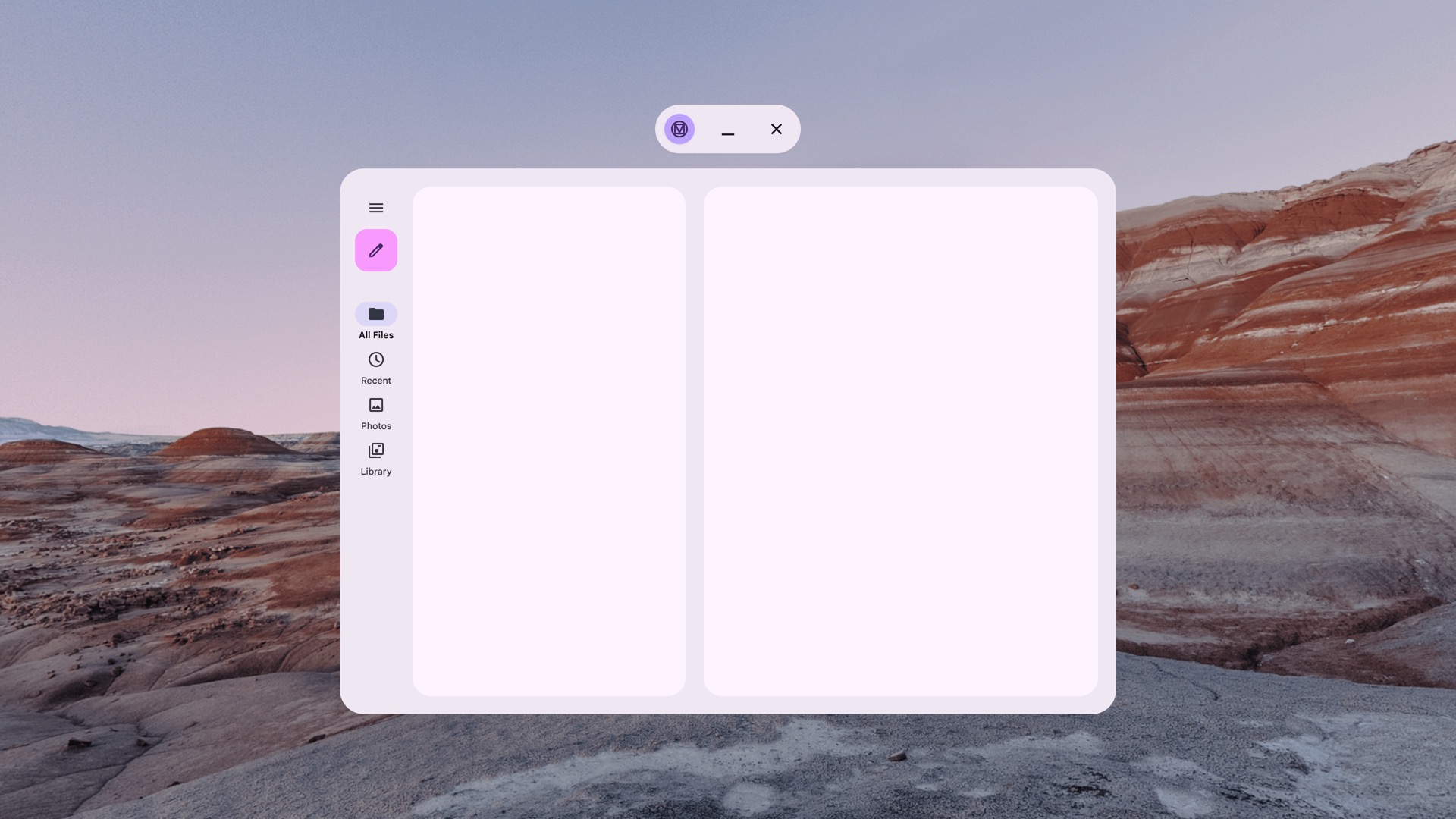 Nieprzestrzenna belka nawigacyjna z Material Design w Home

Space