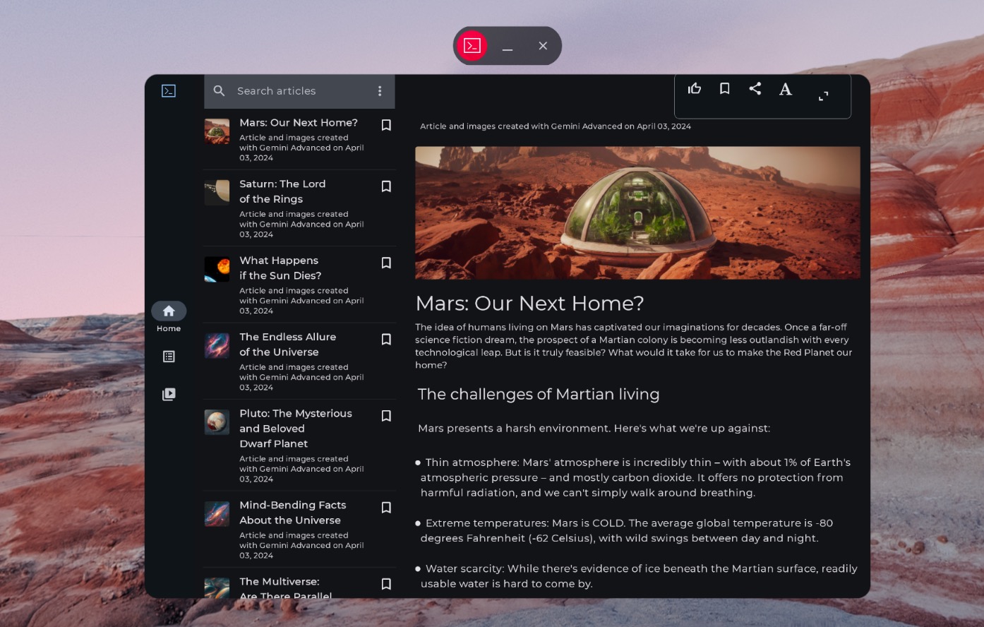 স্থানিক নয় এমন নেভিগেশন রেল