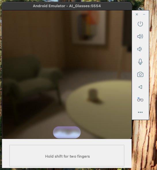 Un indicateur visuel s'affiche sur l'écran lorsque Gemini Live est actif.