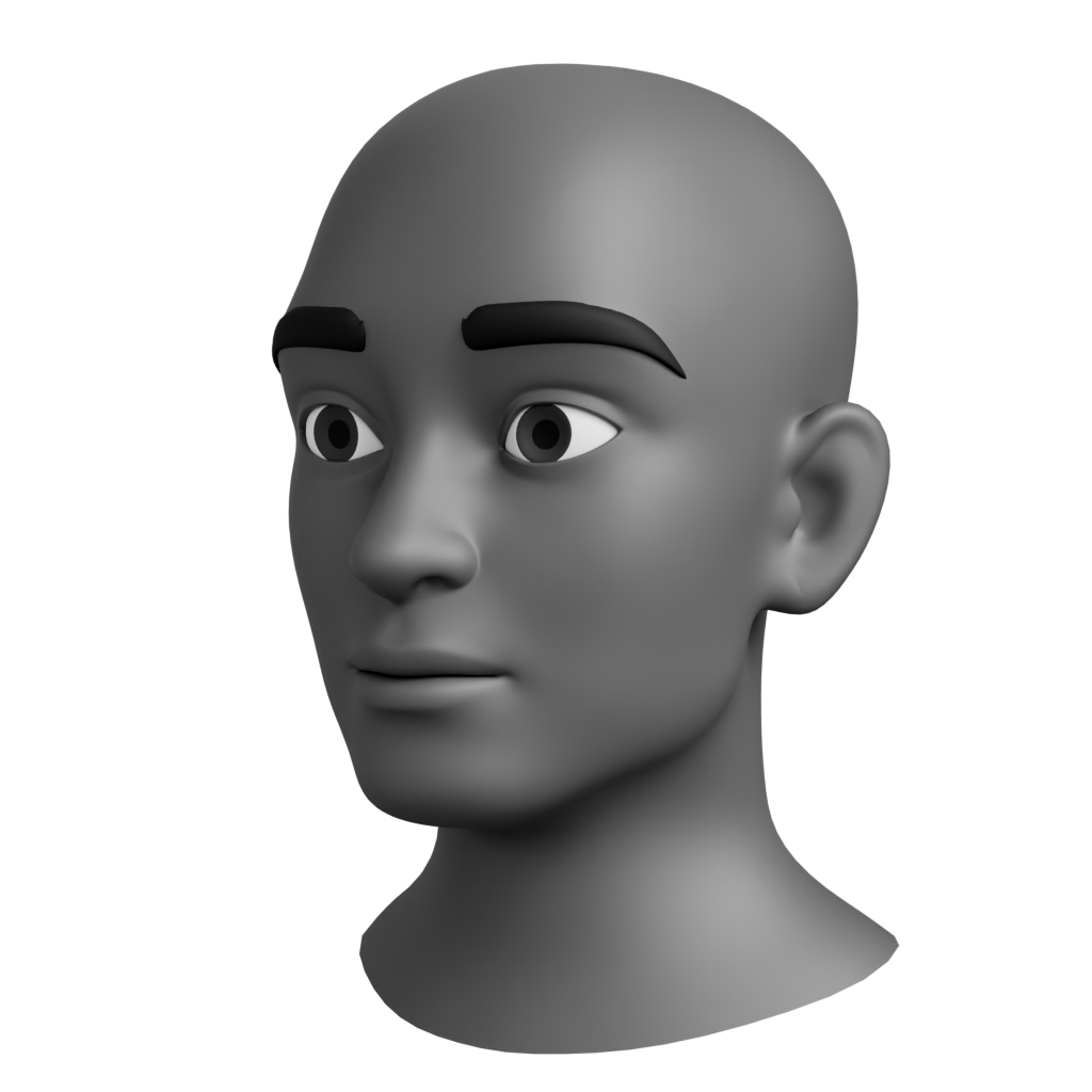 Image de référence avec un visage neutre