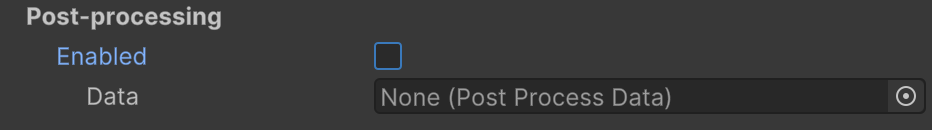 بيانات Universal Renderer المعروضة مع الإعدادات المقترَحة