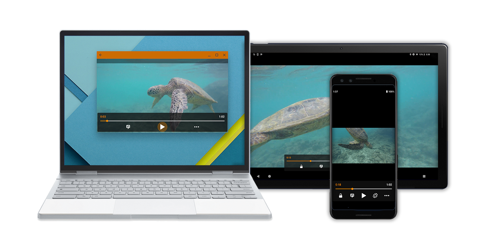 Image montrant plusieurs versions de la mise en page, exemples de redimensionnement dynamique sur les appareils mobiles, tablettes et ordinateurs portables