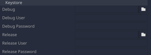 אפשרויות לייצוא מאגר מפתחות