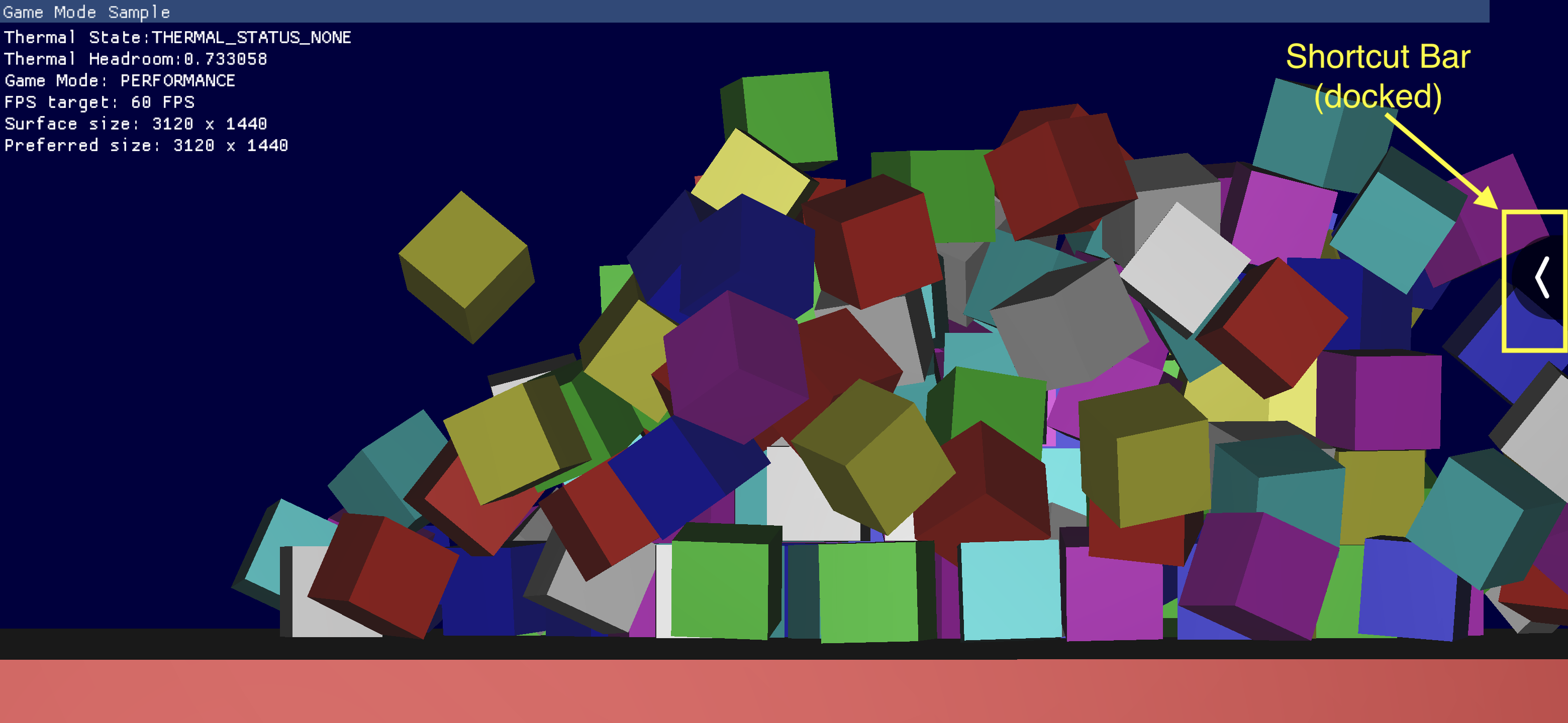 نوار میانبر متصل است Shortcut Bar Docked!