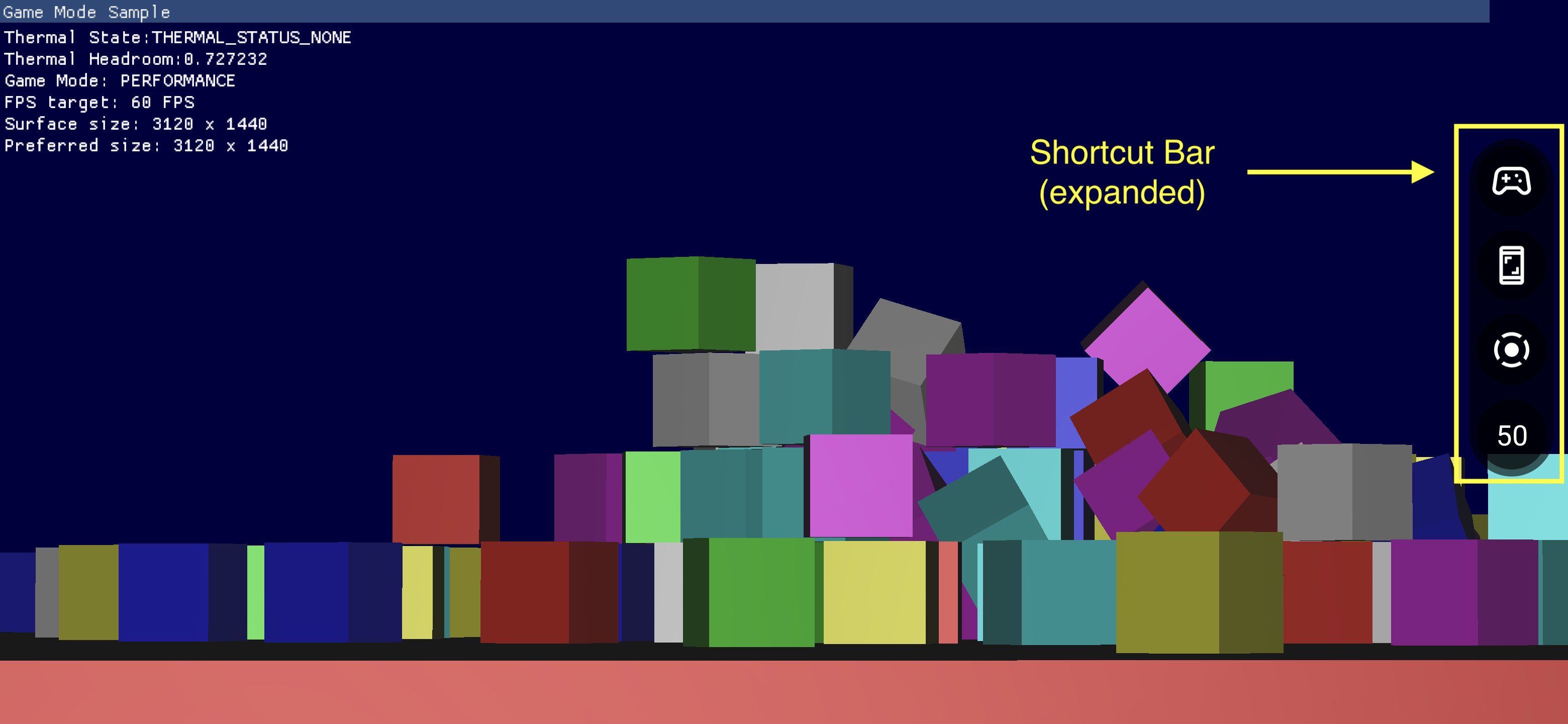 শর্টকাট বার প্রসারিত Shortcut Bar Expanded!