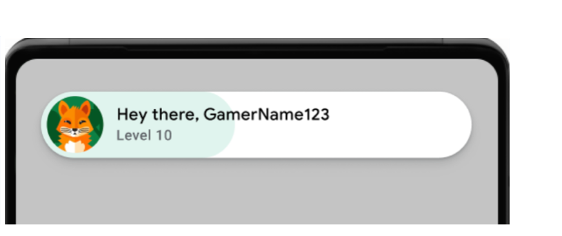 Sample welcome popup.