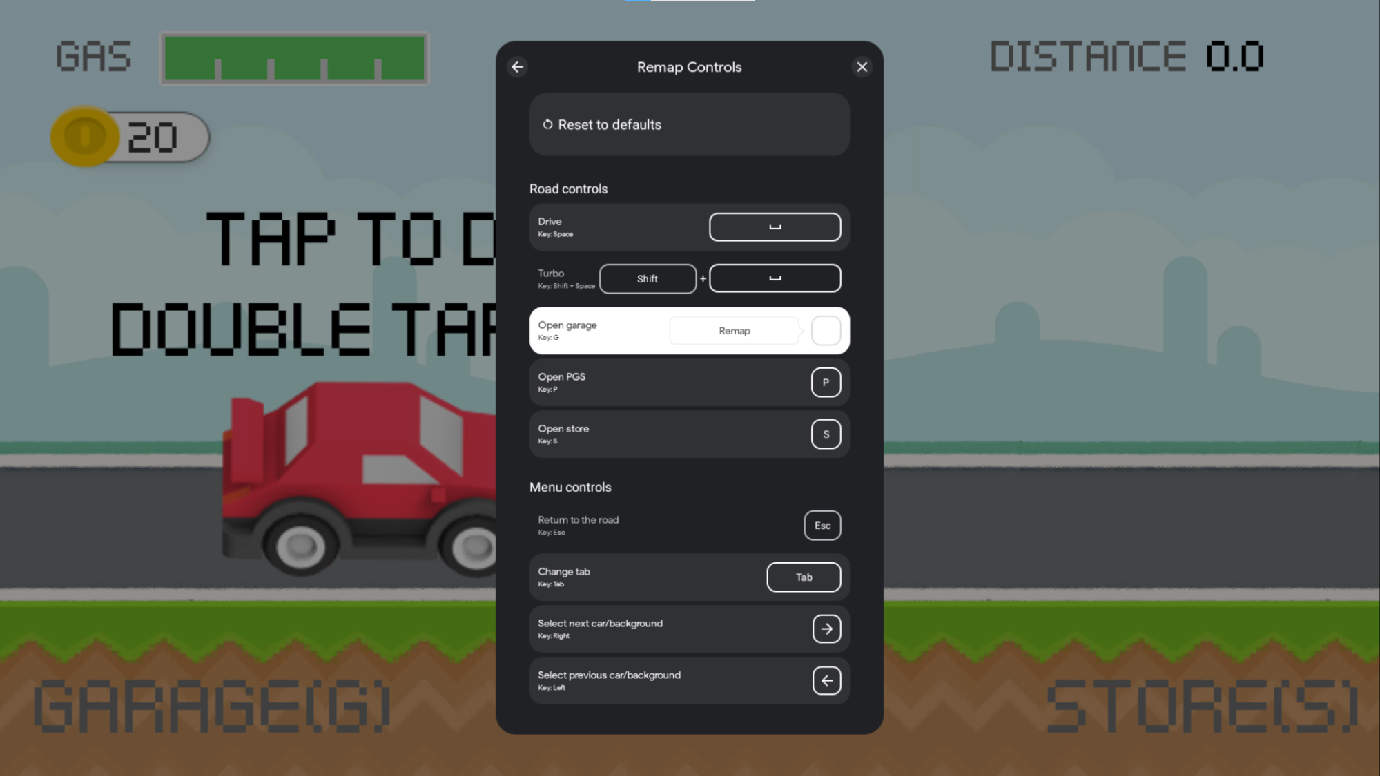 Attempt to remap the key