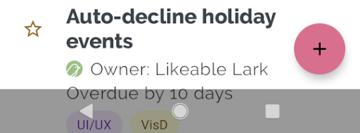 FAB&#39;ı kapatmayan yarı saydam bir gezinme çubuğu