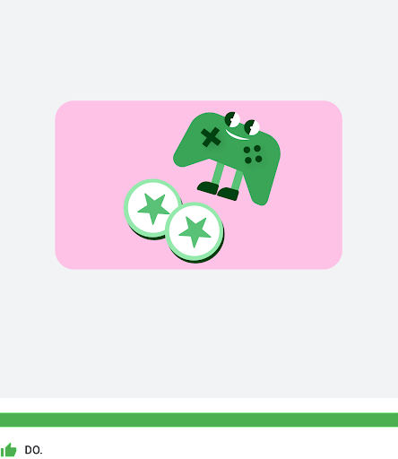 خلفية تتباين مع الرمز