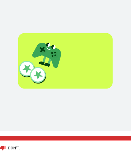 ऐसे ऑब्जेक्ट जो फ़्रेम के बीच में नहीं हैं