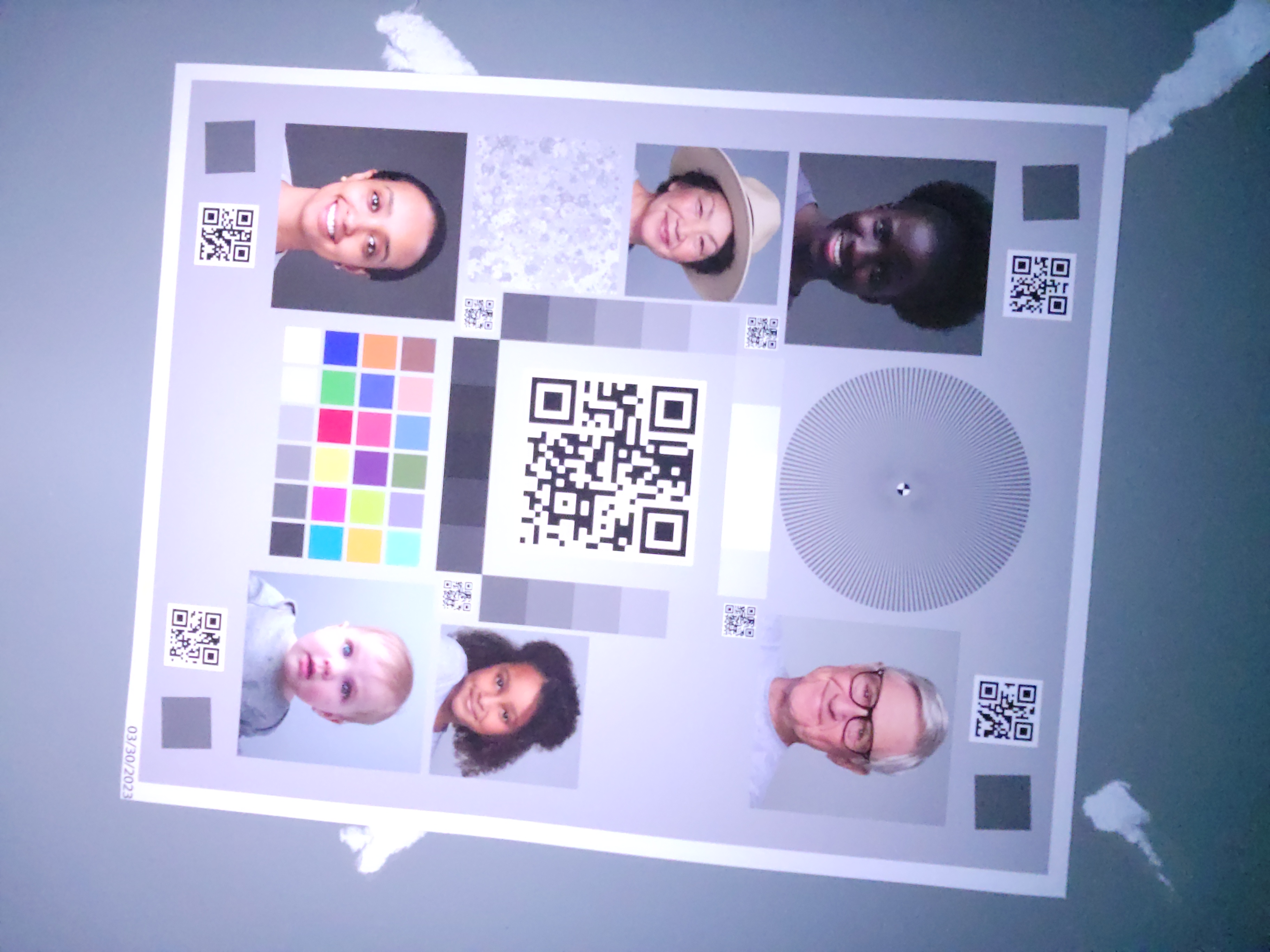 Foto com tom arroxeado