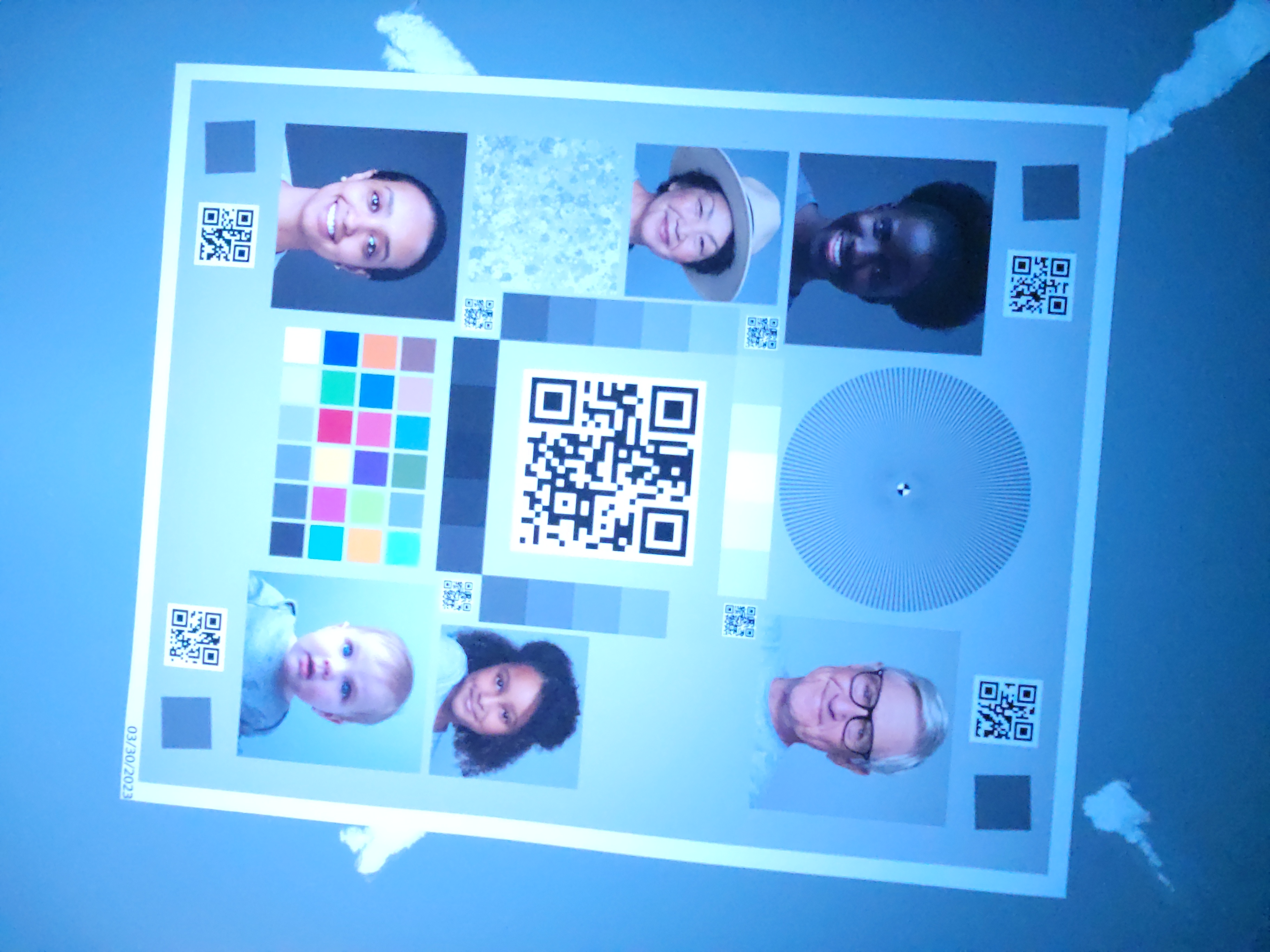 Foto mit bläulichem Farbstich