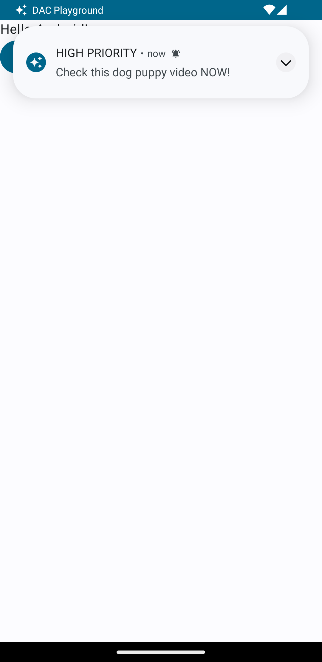 一张显示高优先级通知的图片