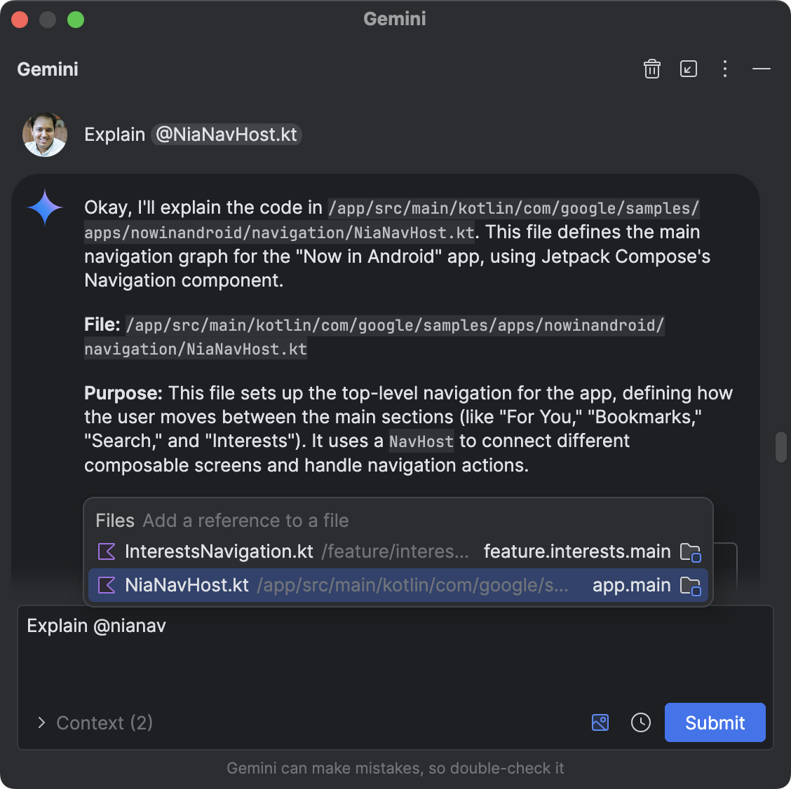 Gemini의 @파일 컨텍스트