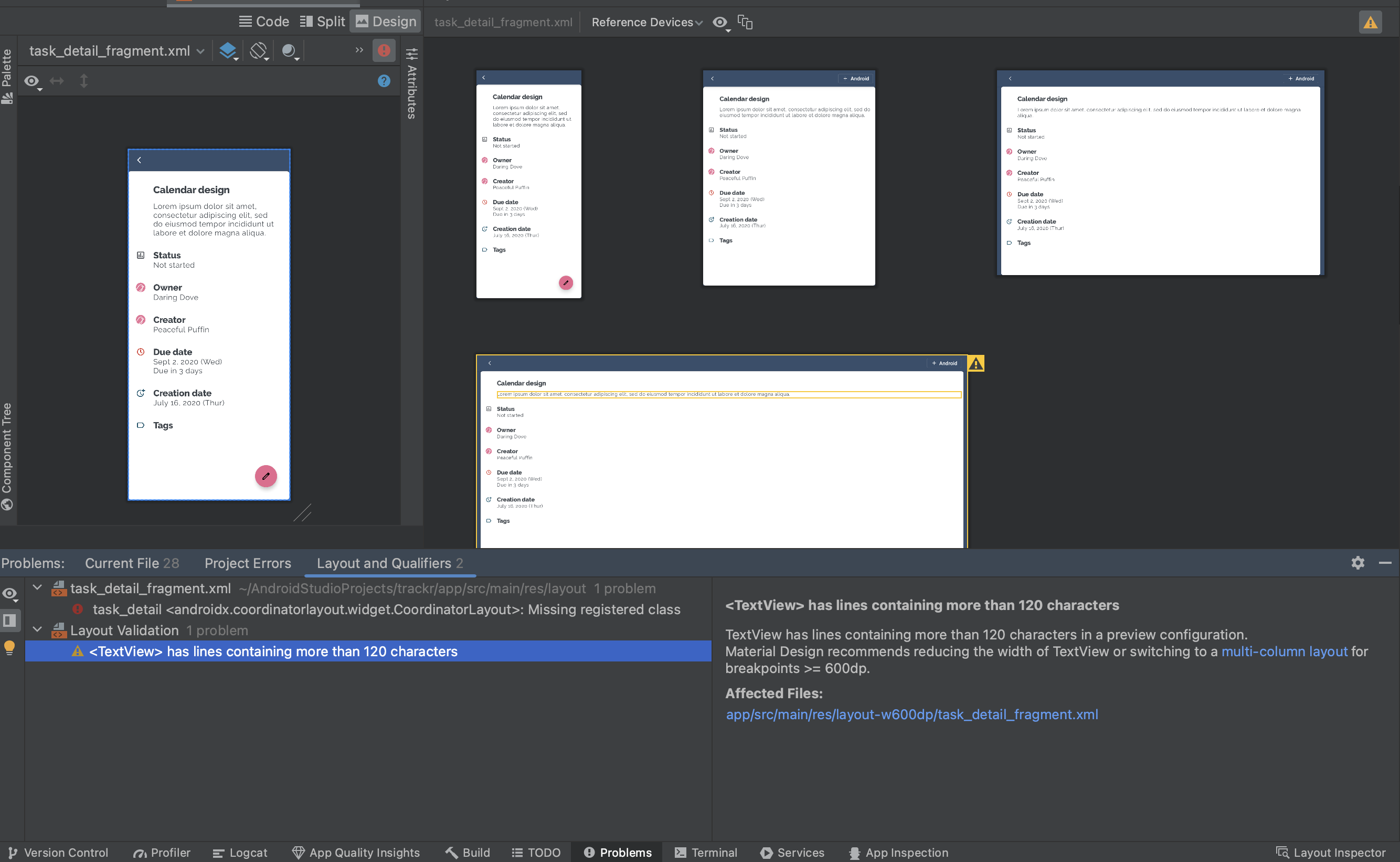 ממשק המשתמש של החלונית