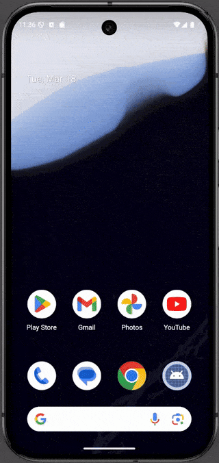 Configura el proxy del sistema Android