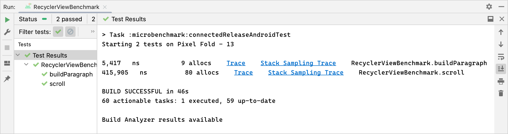 Wyniki mikropomiarów