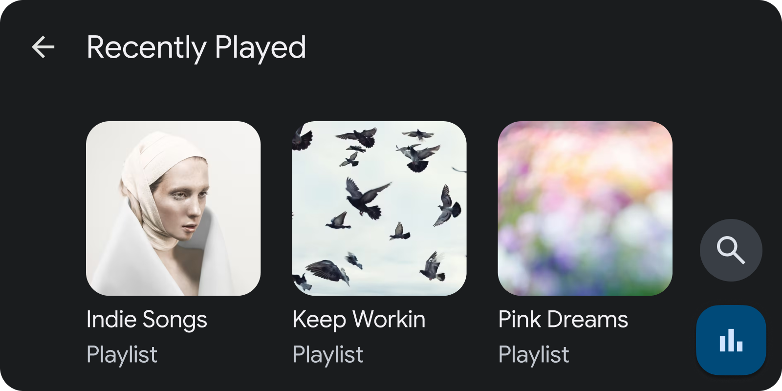 รายการตารางกริด