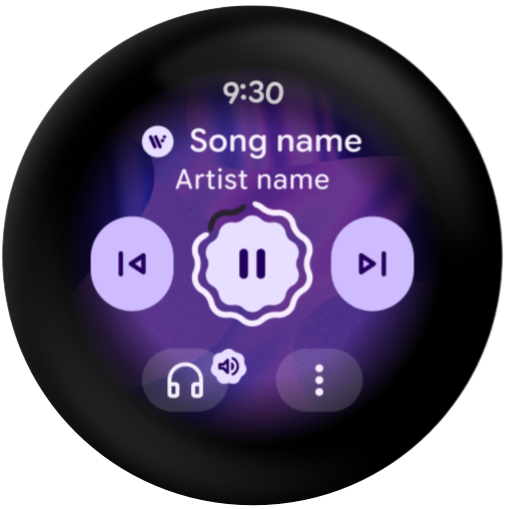 Wear&#39;daki bir medya uygulaması