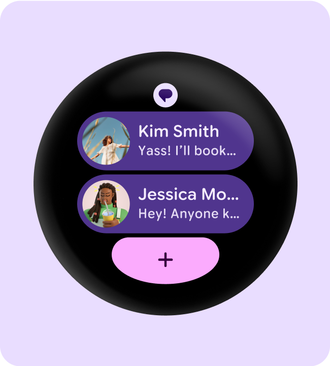 टाइटल और बटन के बीच दो मैसेज दिख रहे हैं